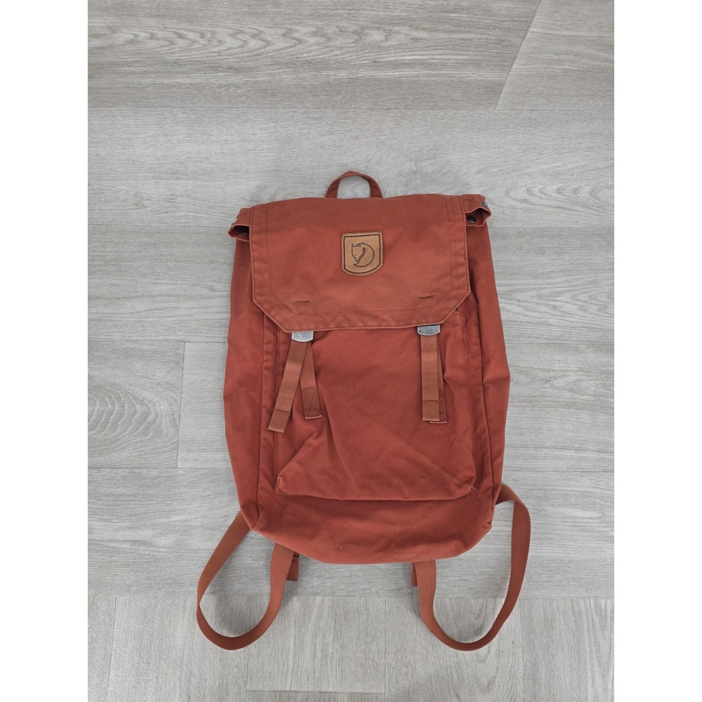 Fjallraven Kanken Foldsack No. 1 Backpack Orange G-1000 Canvas Rucksack Bag